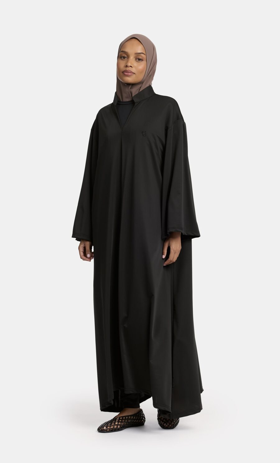 BEACH COVER-UP - BLACK, S