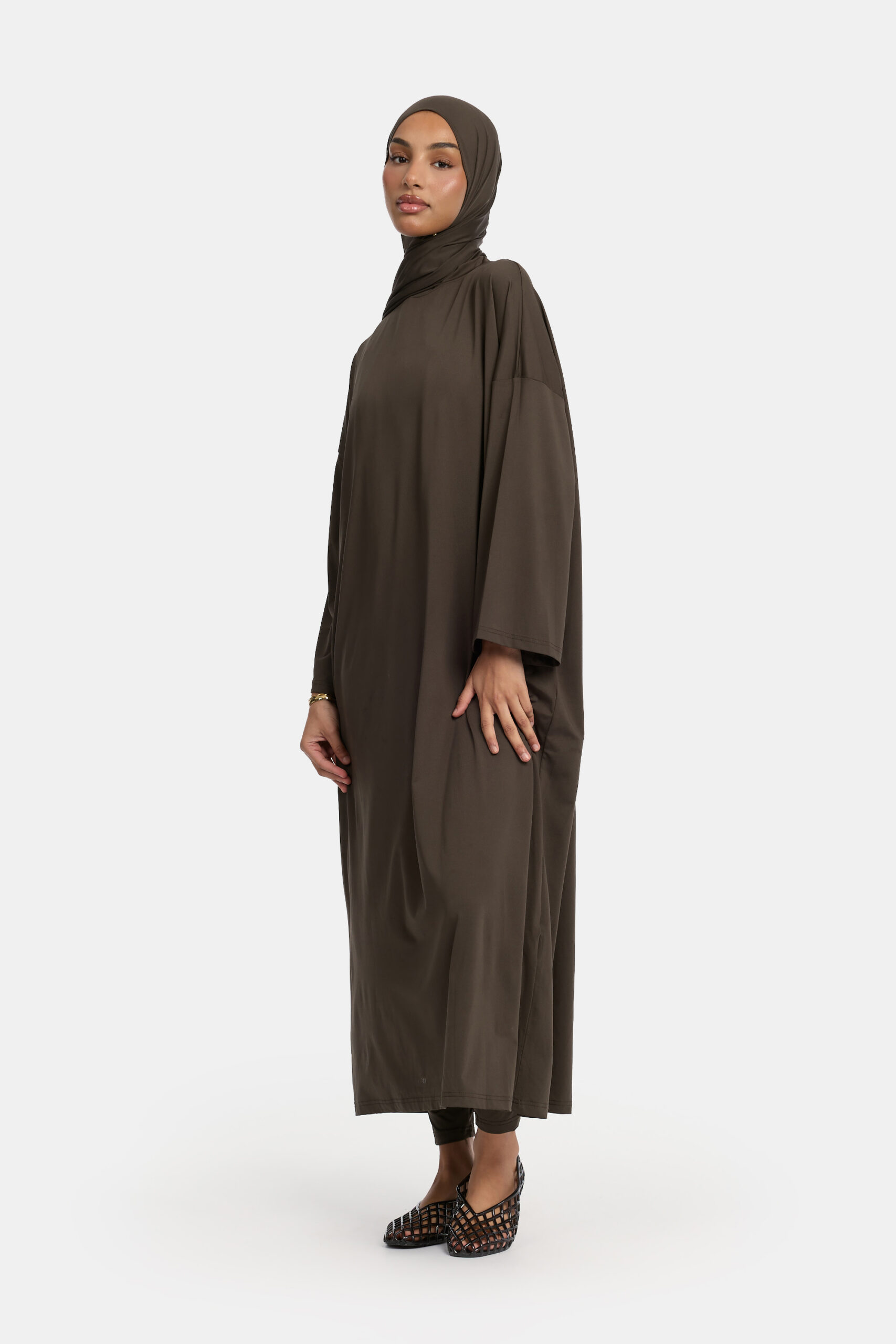MAXI OVERSIZED BURKINI SET - OLIVE GREEN