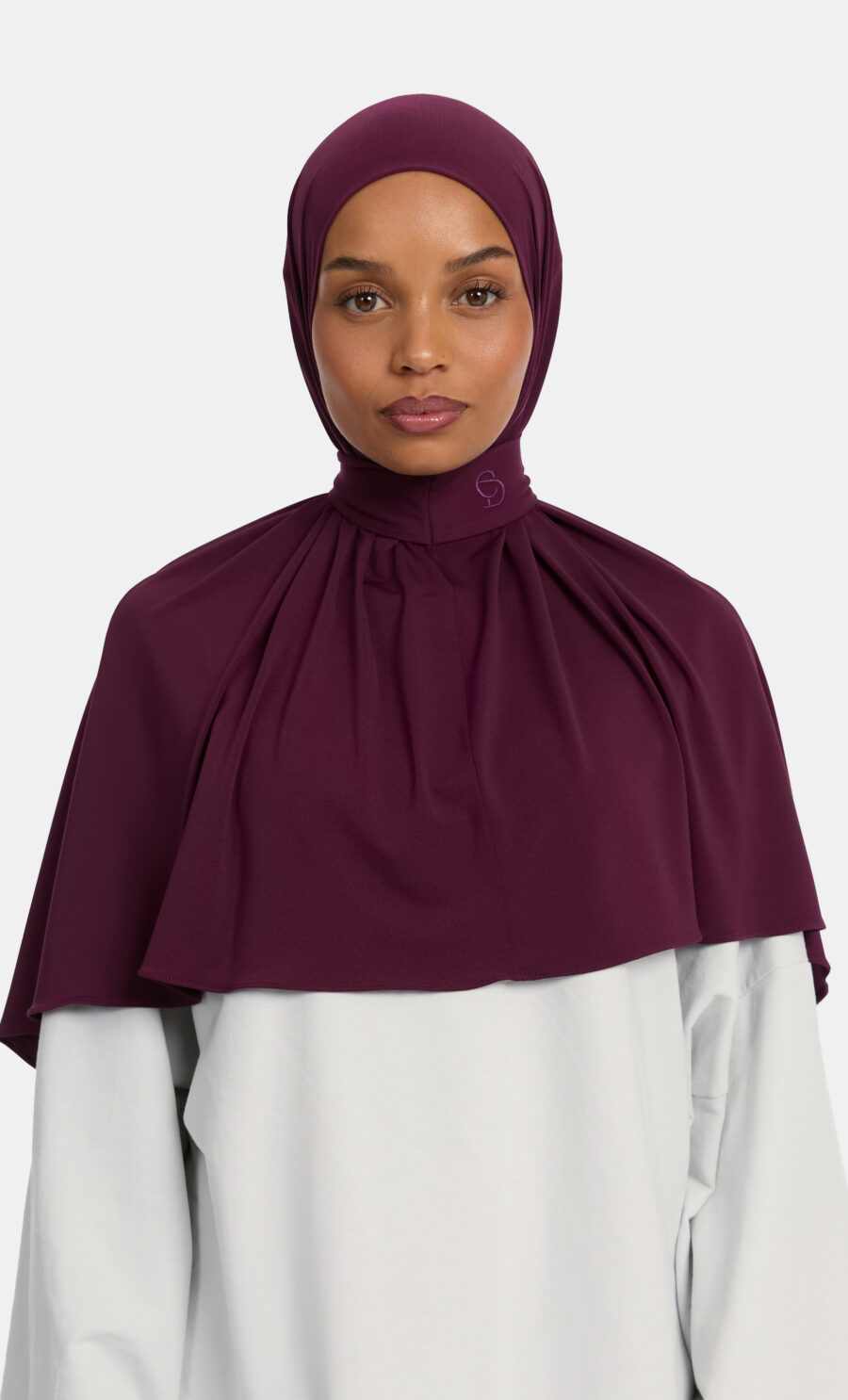 PREMIUM JERSEY PULL TIE HIJAB - VINTAGE PURPLE