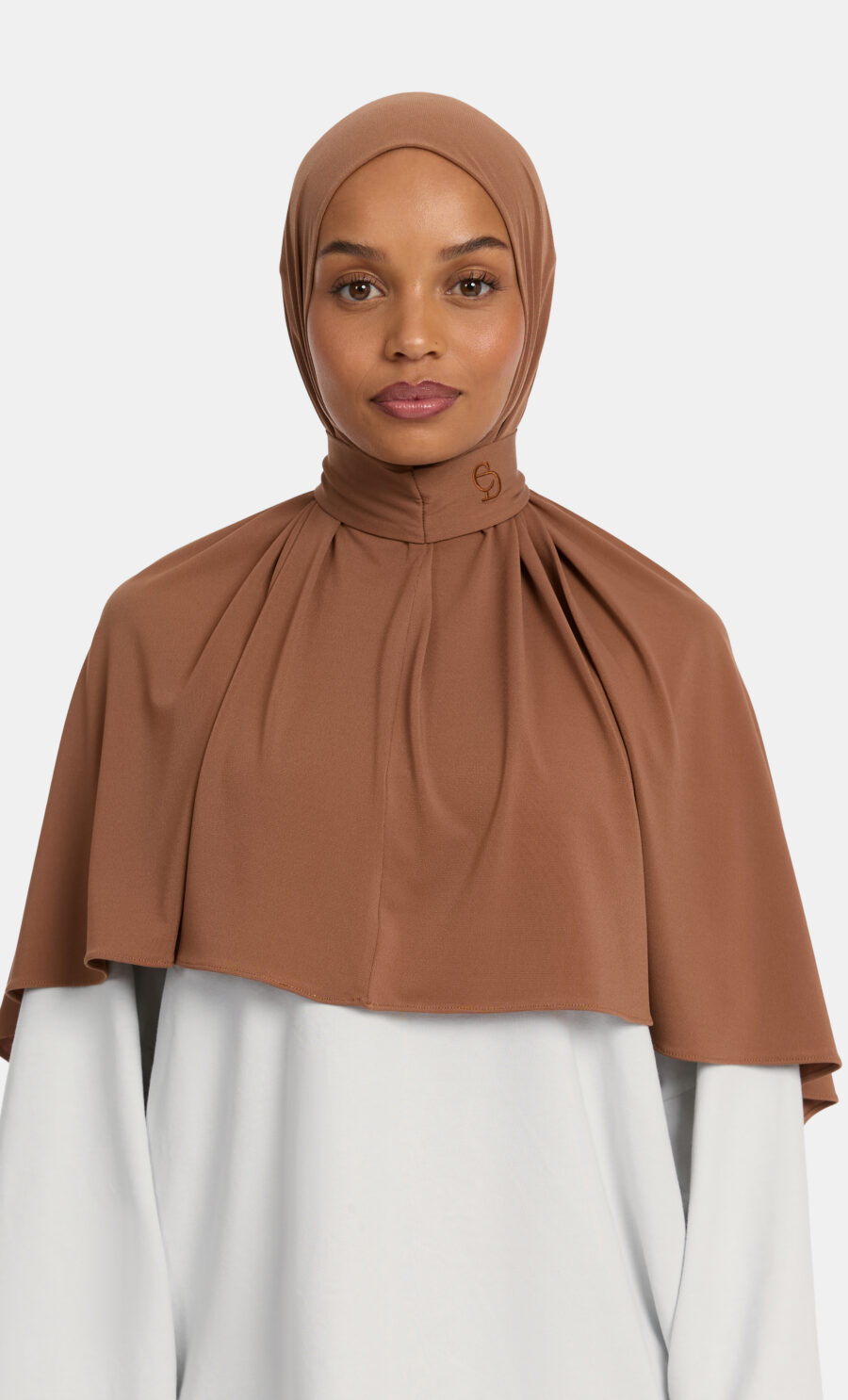 PREMIUM JERSEY PULL TIE HIJAB - TERRACOTTA