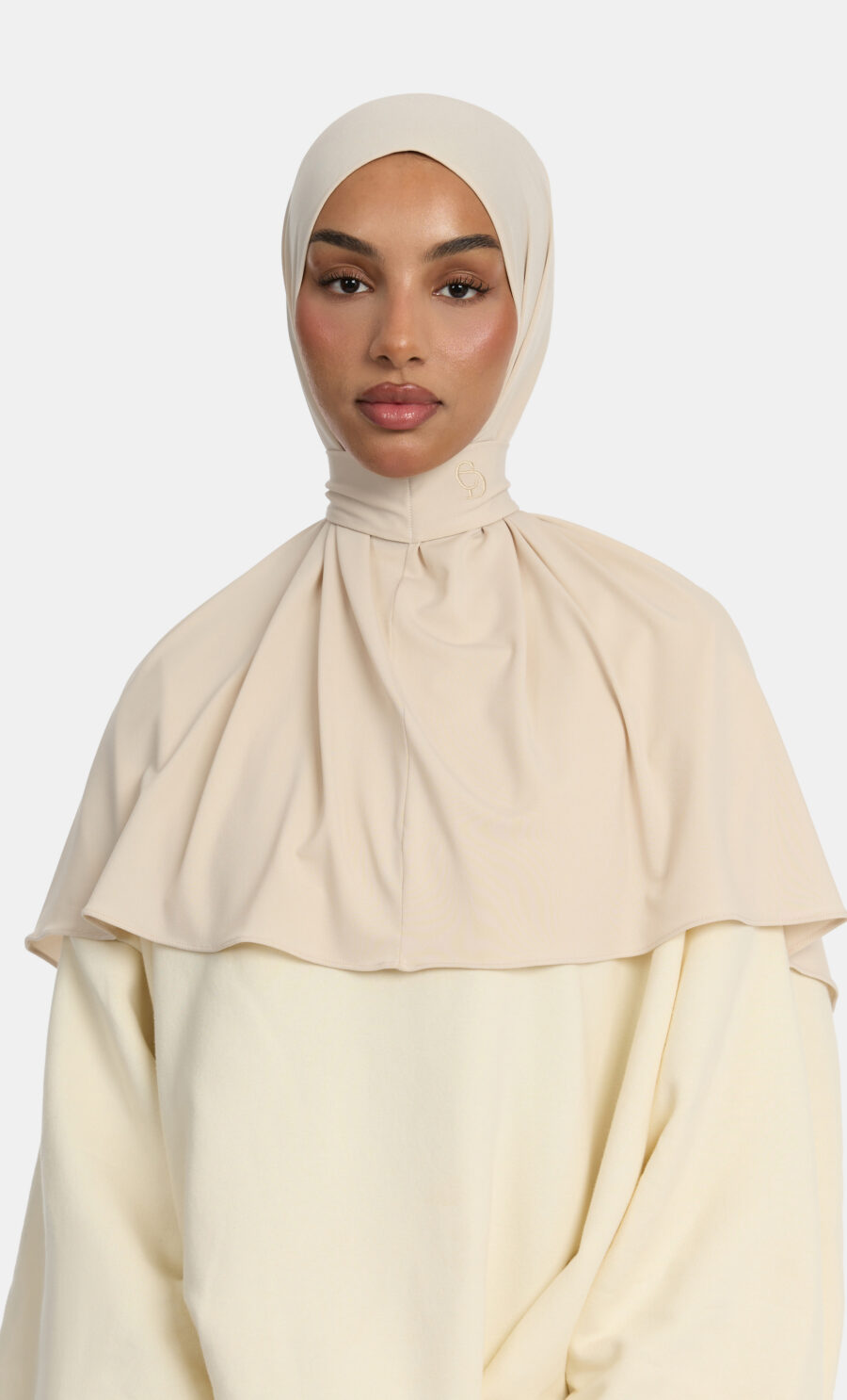 PREMIUM JERSEY PULL TIE HIJAB - SOFT TRUFFEL