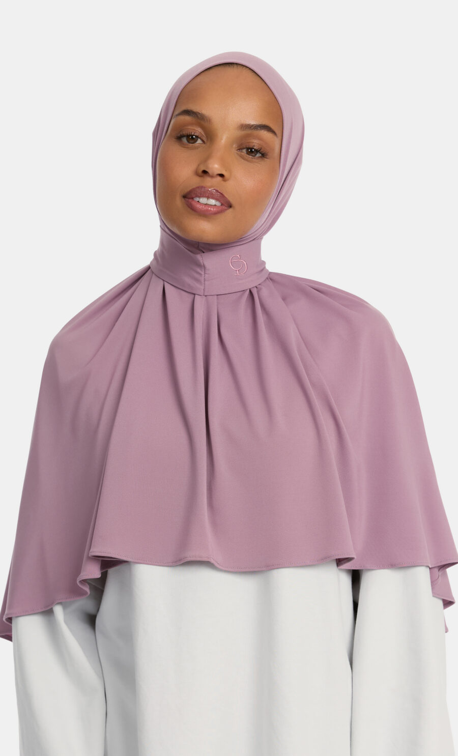 PREMIUM JERSEY PULL TIE HIJAB - DARK LAVENDER
