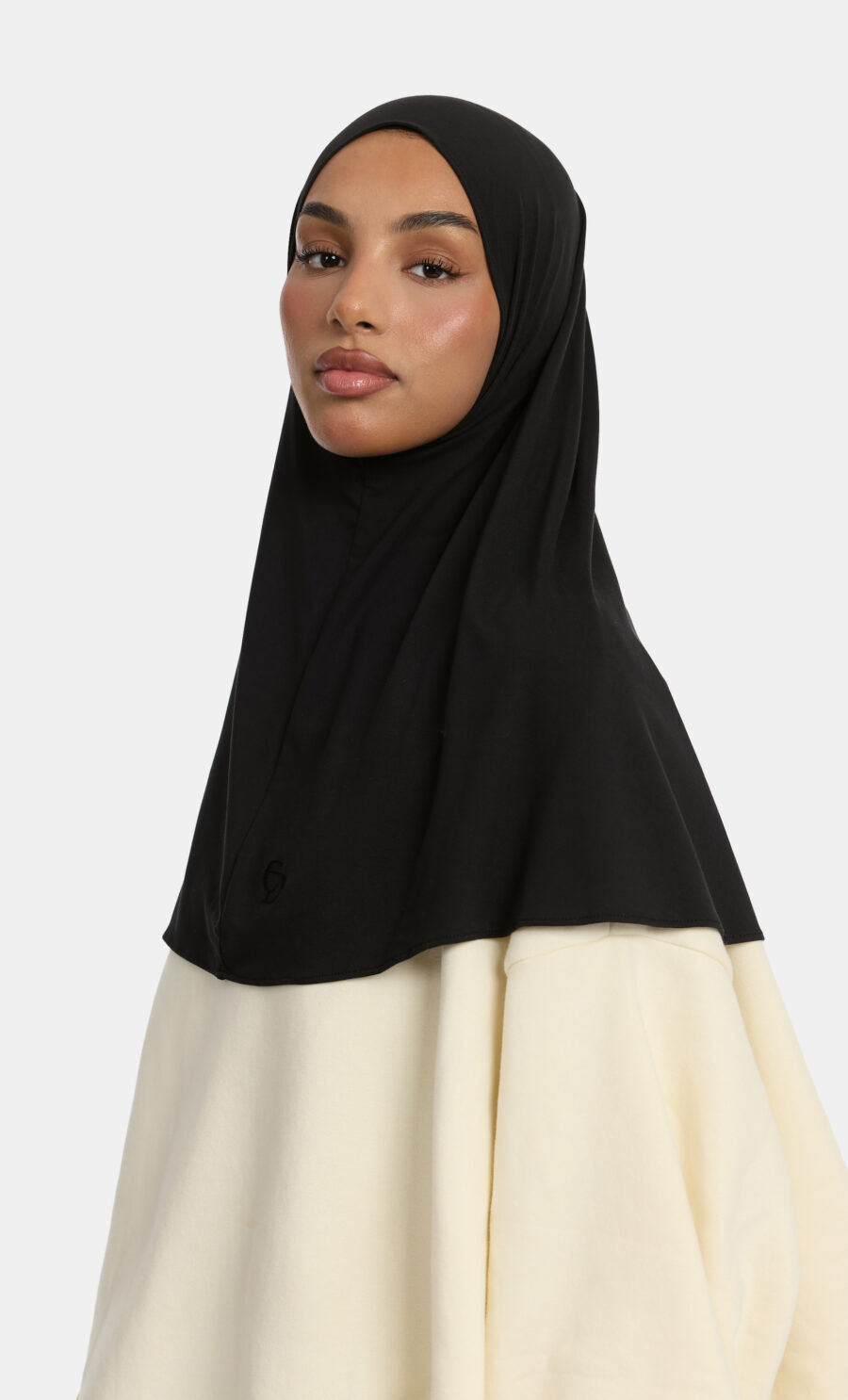 BREATHABLE SLIP ON HIJAB - BLACK