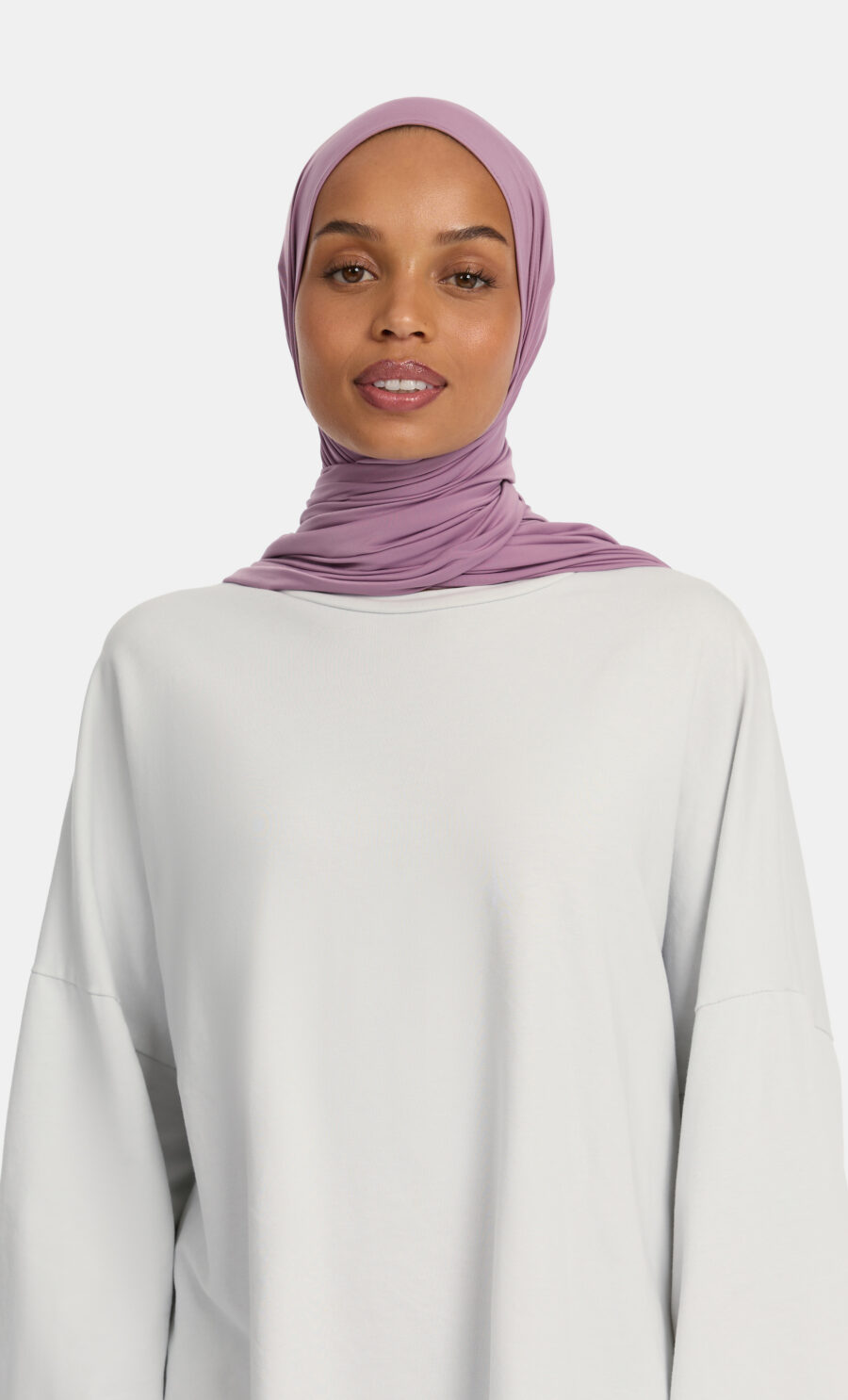PREMIUM JERSEY SCARF - DARK LAVENDER