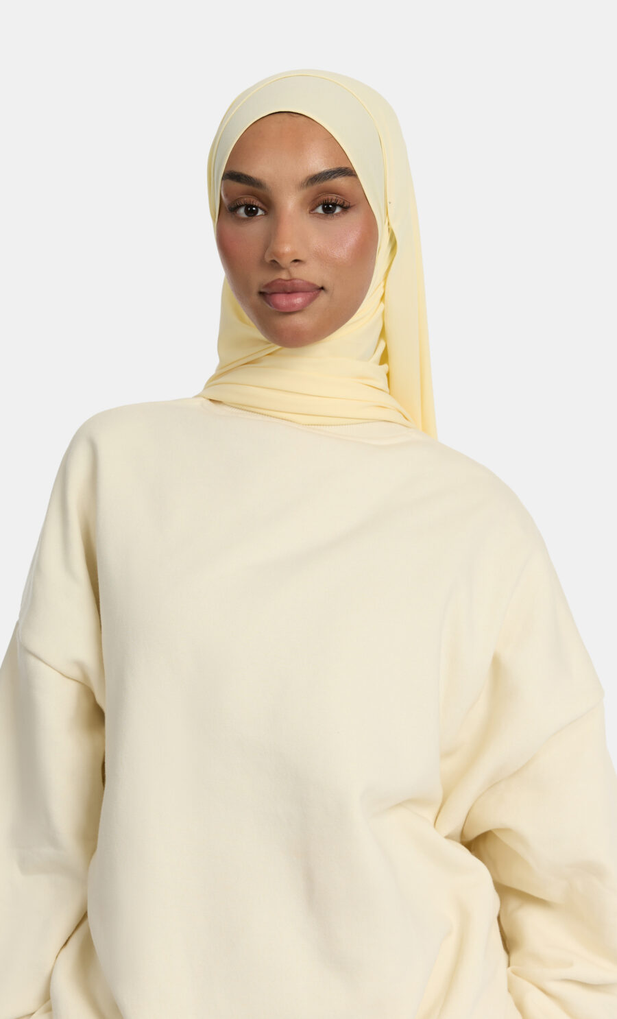 PREMIUM JERSEY SCARF - BUTTER YELLOW