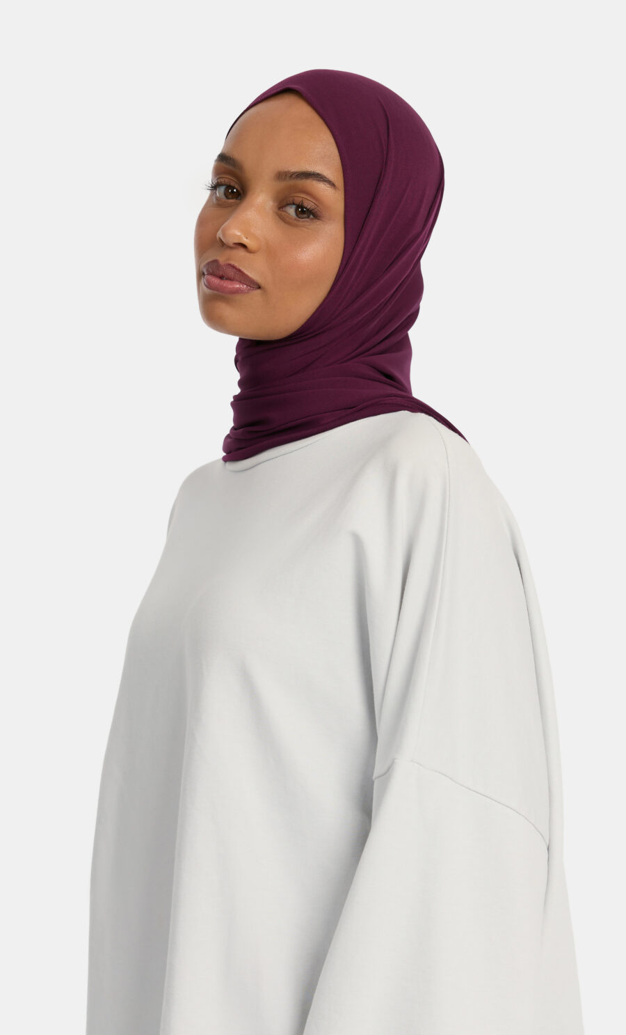 PREMIUM JERSEY SCARF - VINTAGE PURPLE