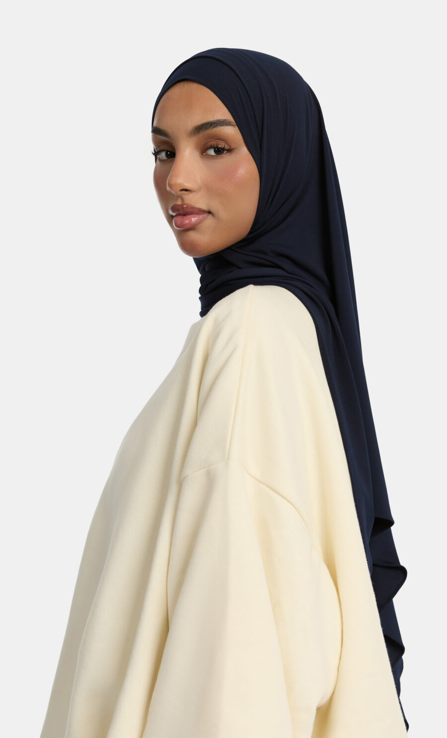 PREMIUM JERSEY SCARF - DEEP BLUE