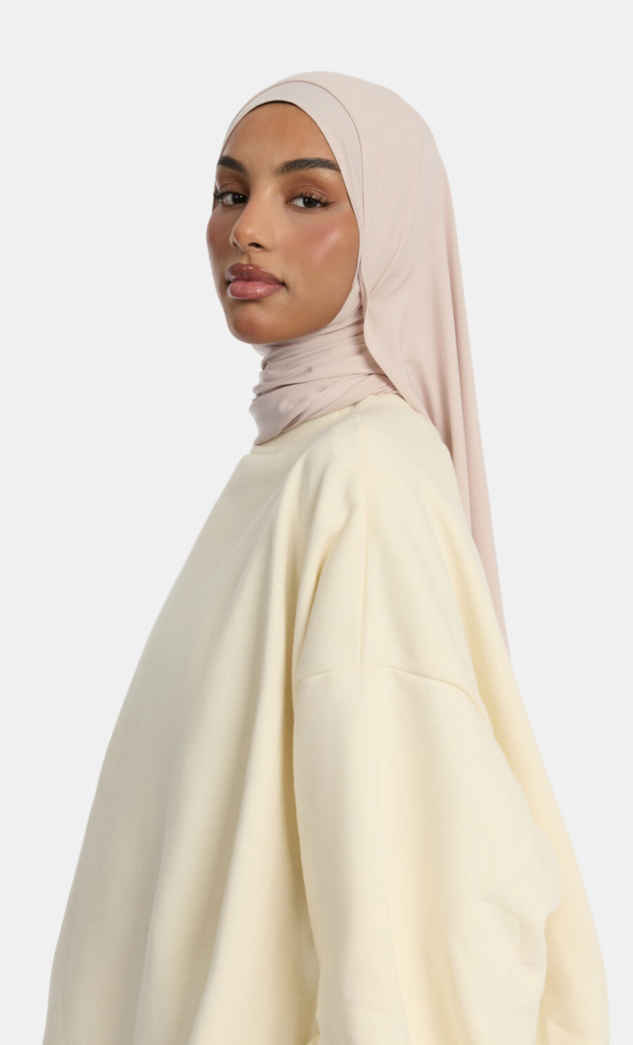 PREMIUM JERSEY SCARF - MINK
