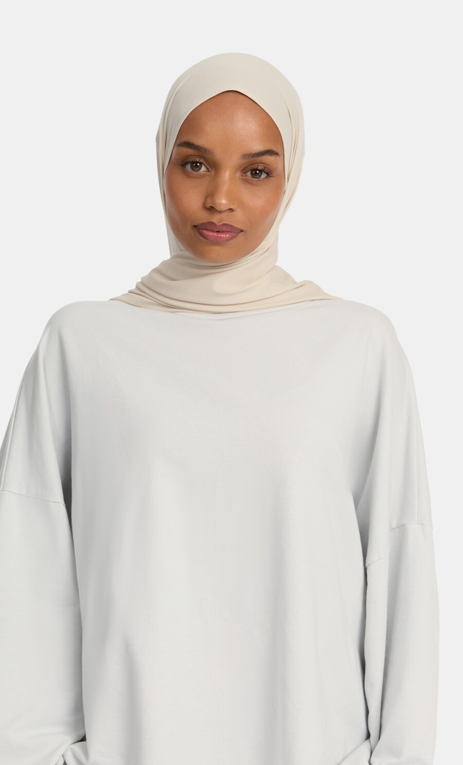 PREMIUM JERSEY SCARF - SOFT TRUFFEL