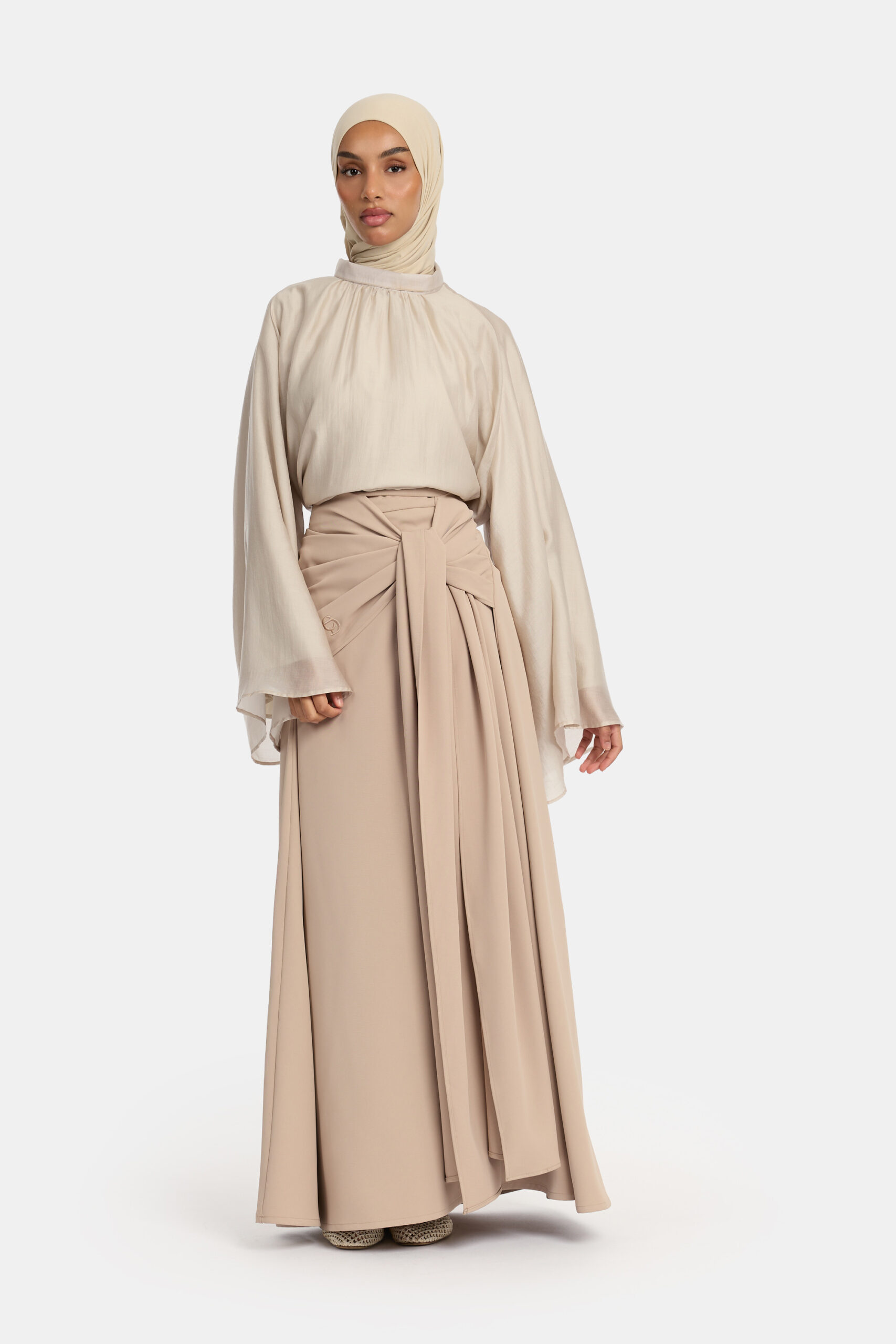essential wrap skirt