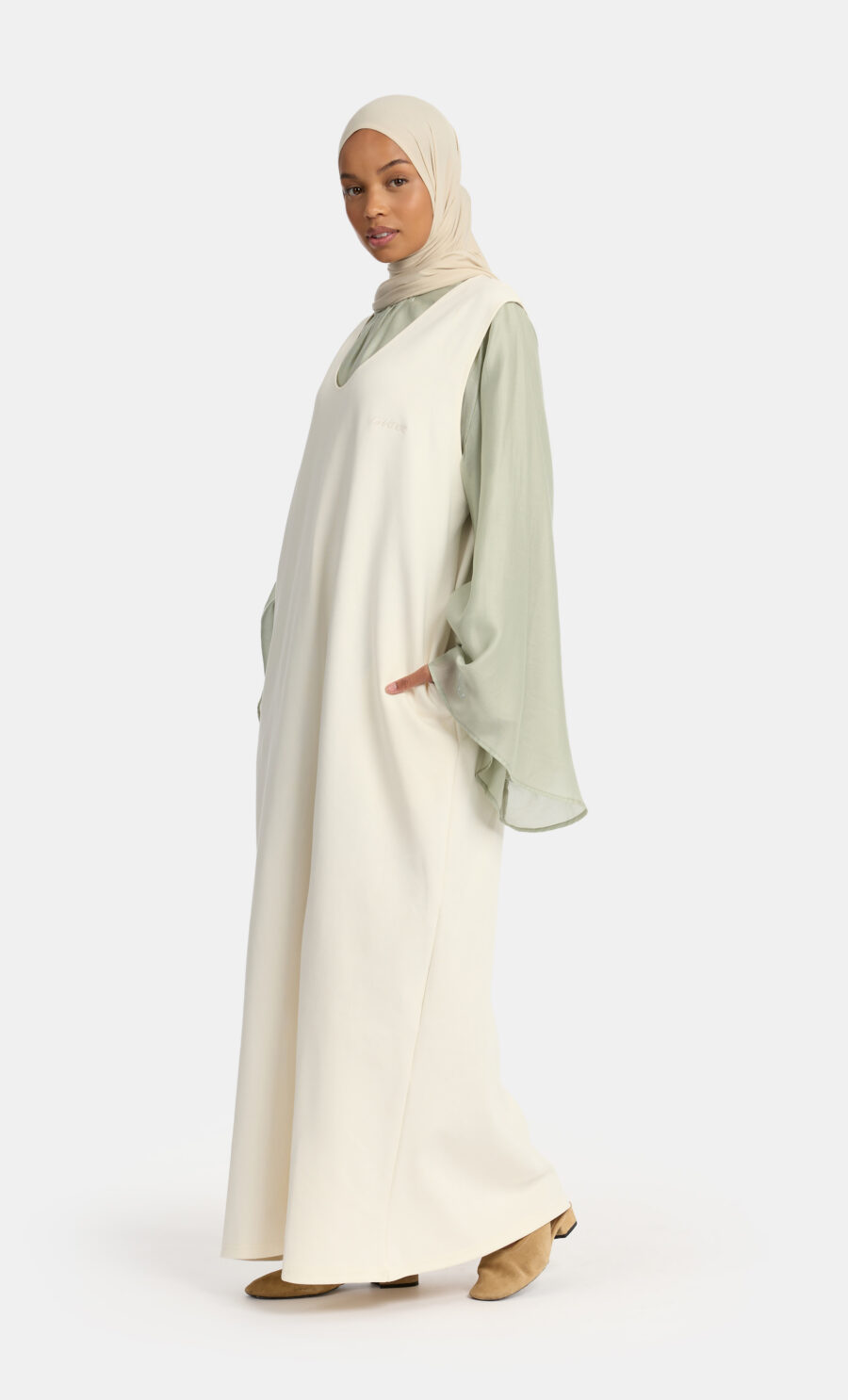 ESSENTIAL LOOSE GILET DRESS