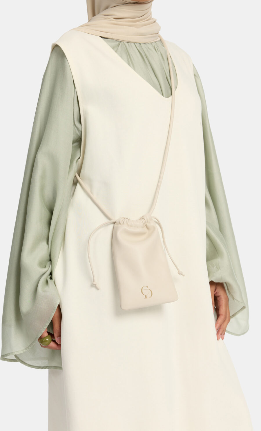 MINI CROSSBODY POUCH - IVORY