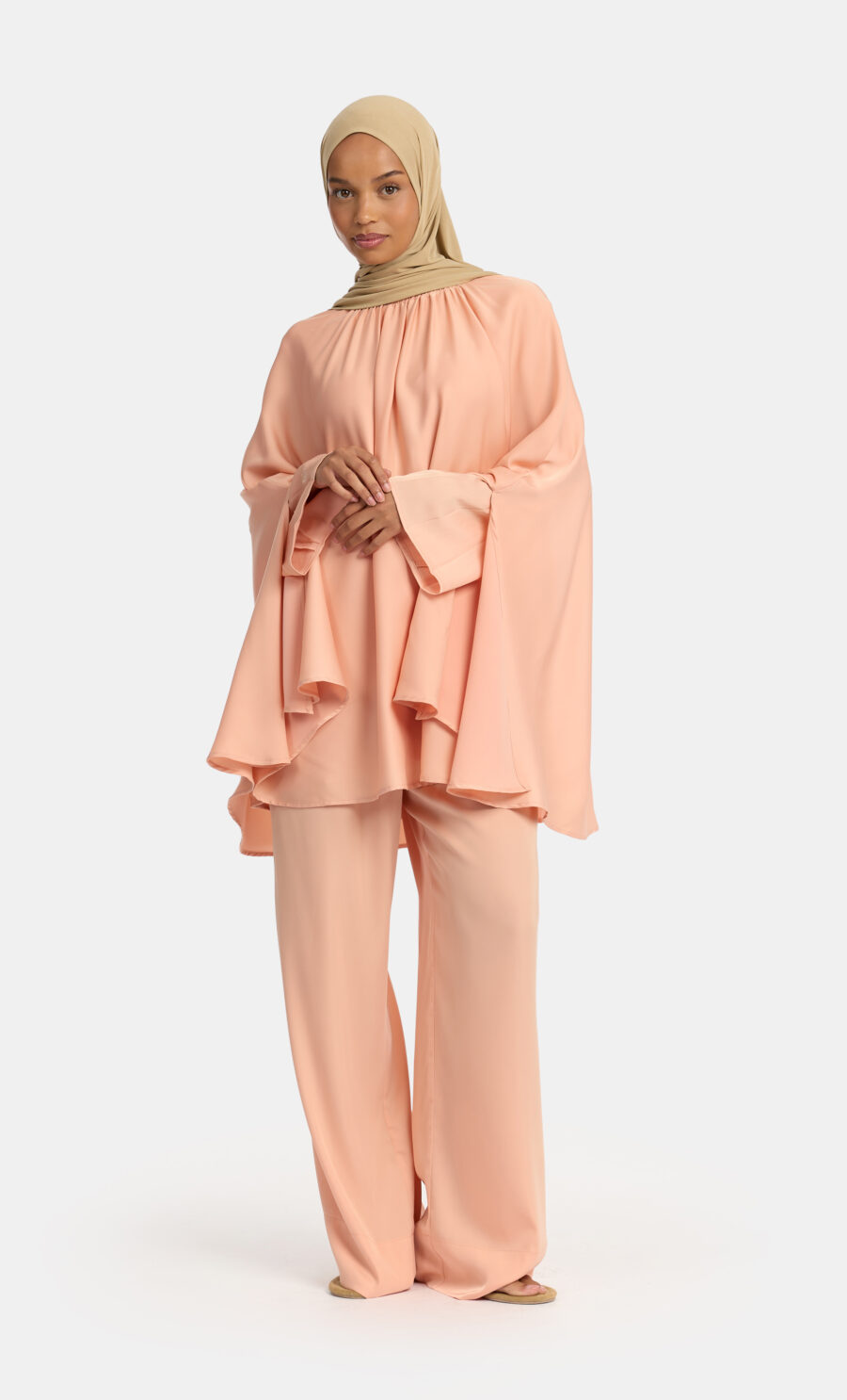 SATIN DRAPE SET