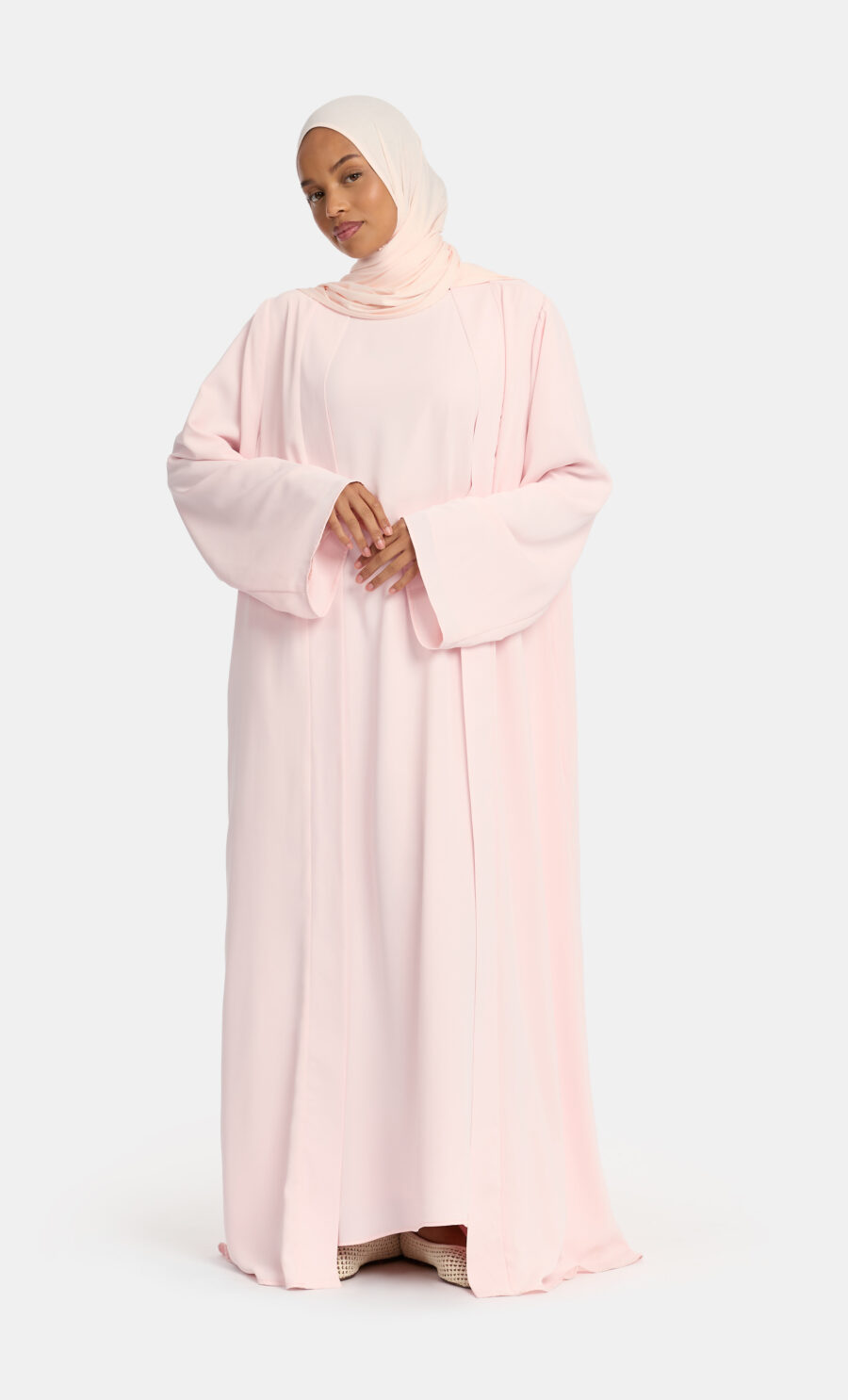LIGHTWEIGHT KIMONO SET - BABY PINK, S