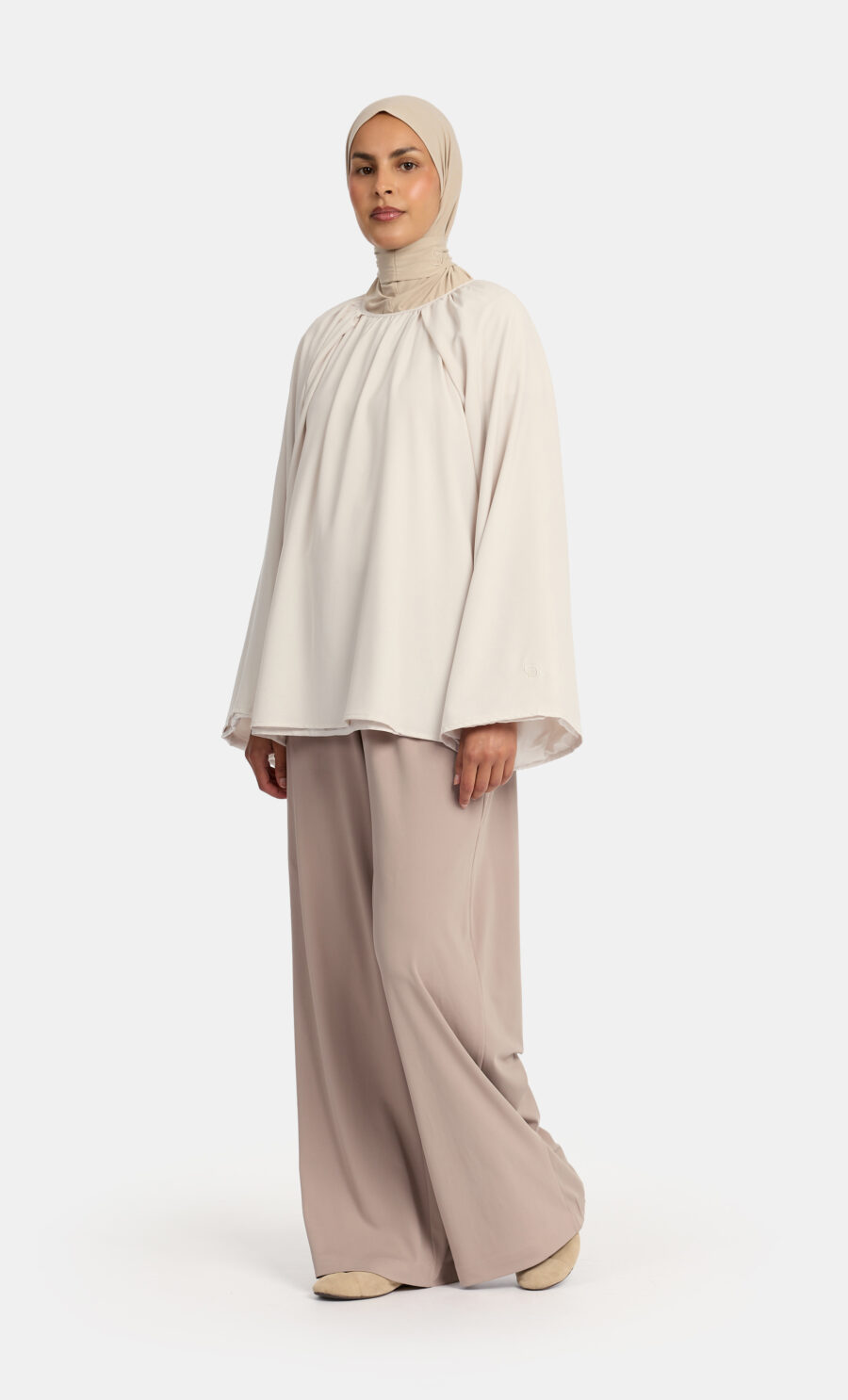 JERSEY PANTS - TAUPE, S