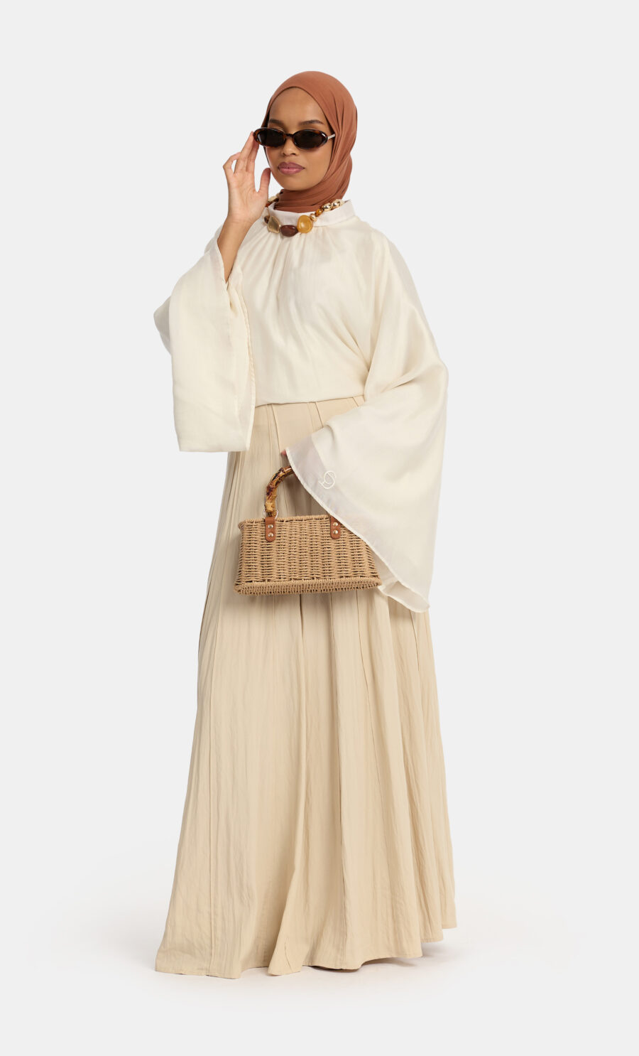 SCULPTED MAXI SKIRT