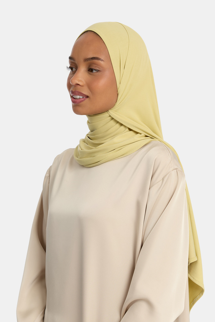 BREATHABLE JERSEY SCARF - SAGE GREEN