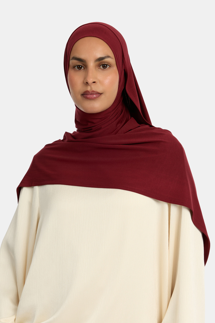 BAMBOO SCARF - BURGUNDY