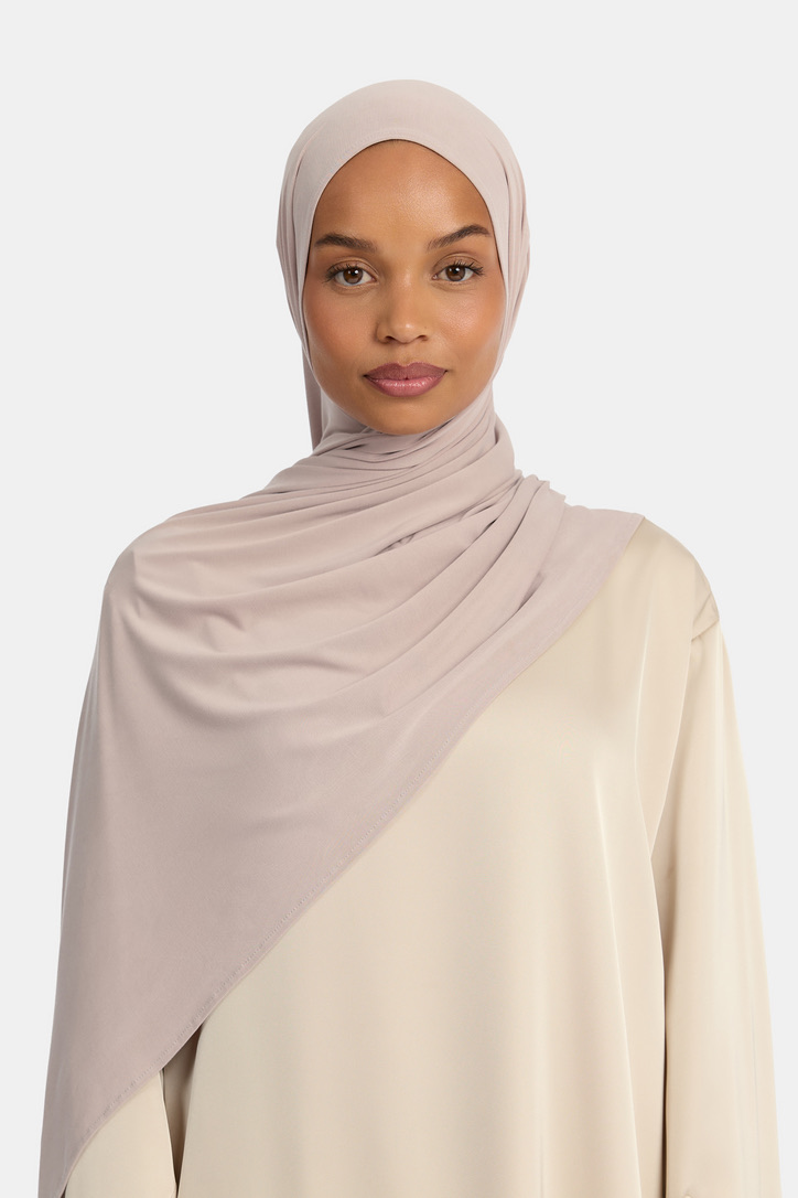 BREATHABLE JERSEY SCARF - LILA