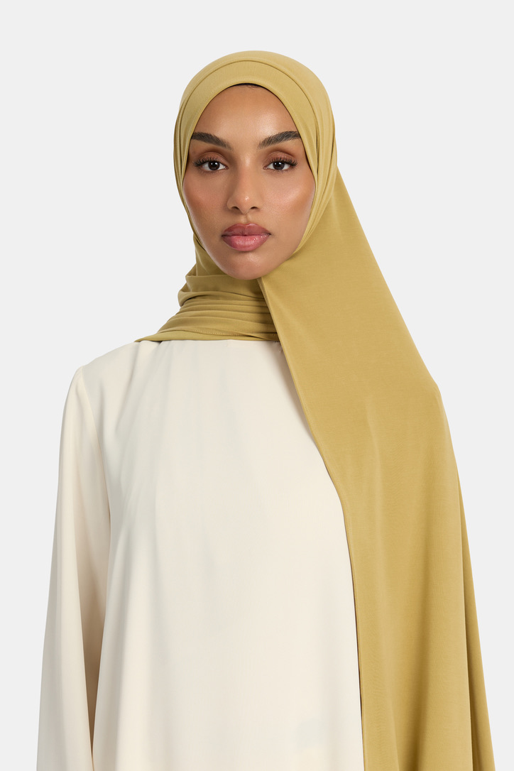 BREATHABLE JERSEY SCARF - PISTACHIO