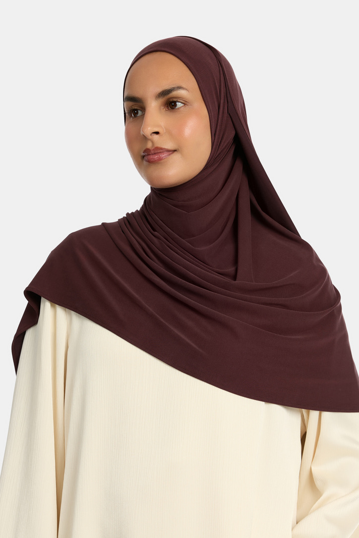 BREATHABLE JERSEY SCARF - VINTAGE PURPLE
