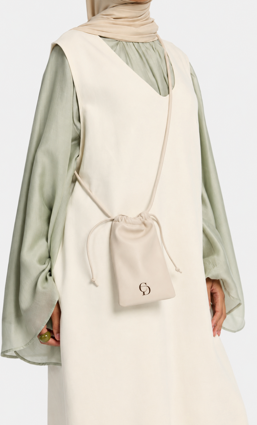 MINI CROSSBODY POUCH - IVORY