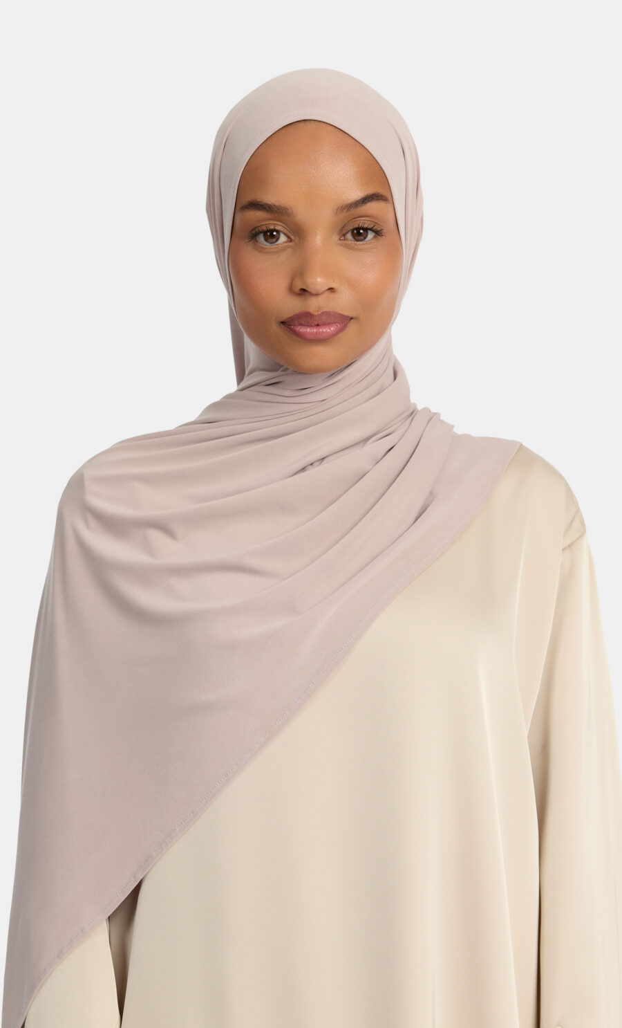 BREATHABLE JERSEY SCARF - LILA