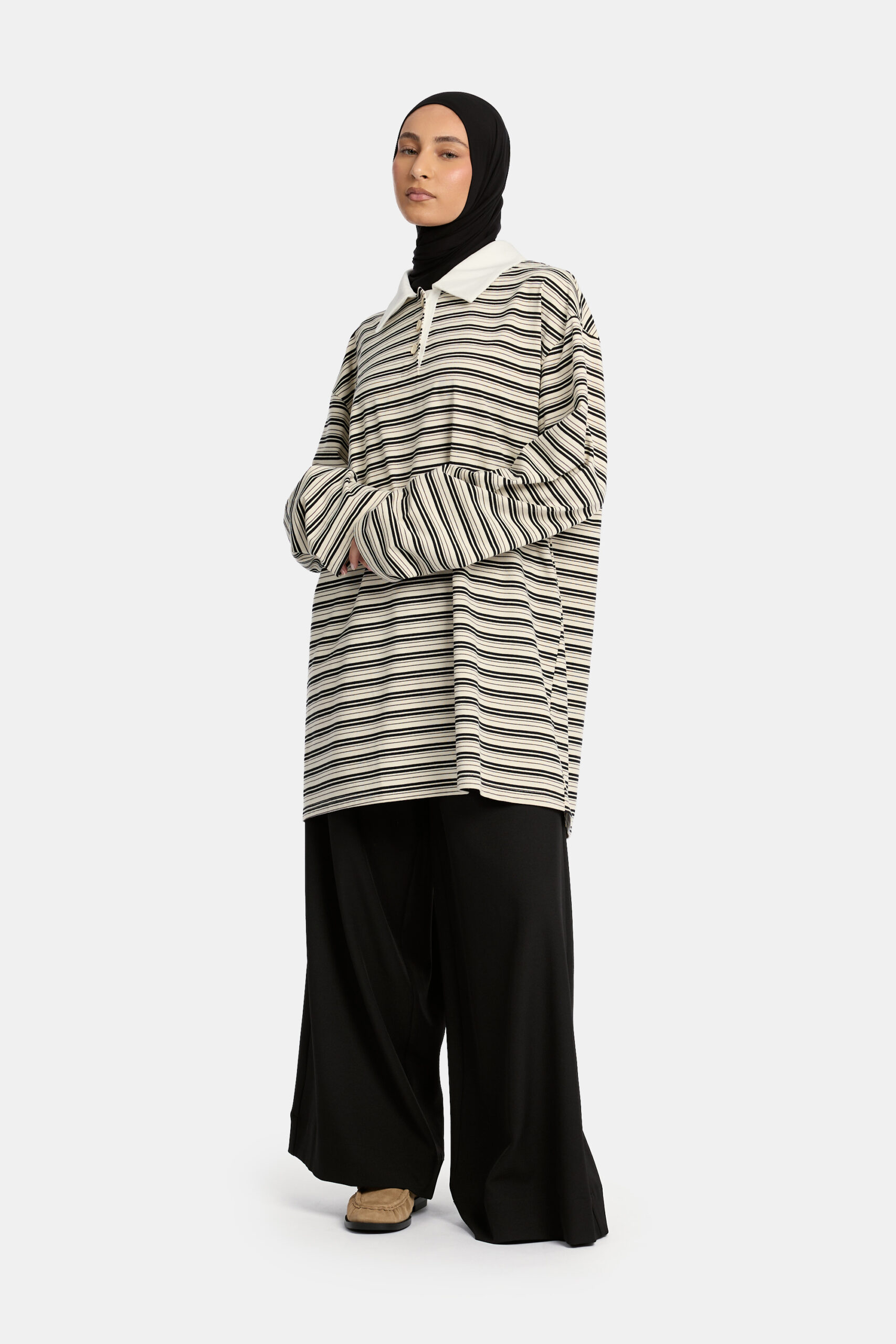 RELAXED STRIPE SHIRT - Image 2