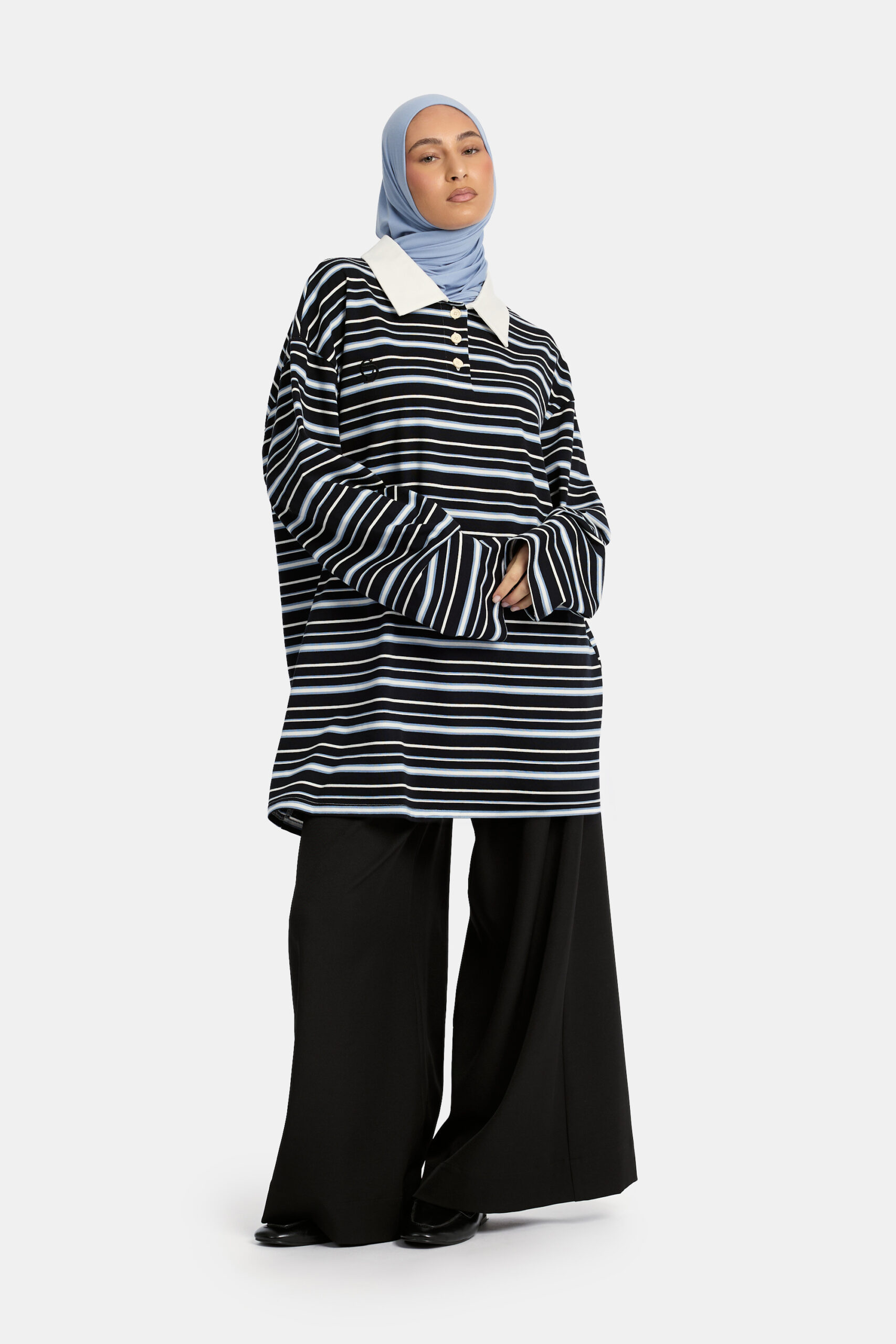 RELAXED STRIPE SHIRT - Image 1