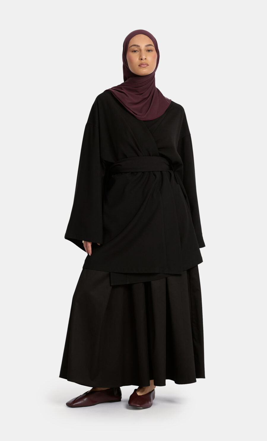 A-LINE SKIRT - BLACK, XS