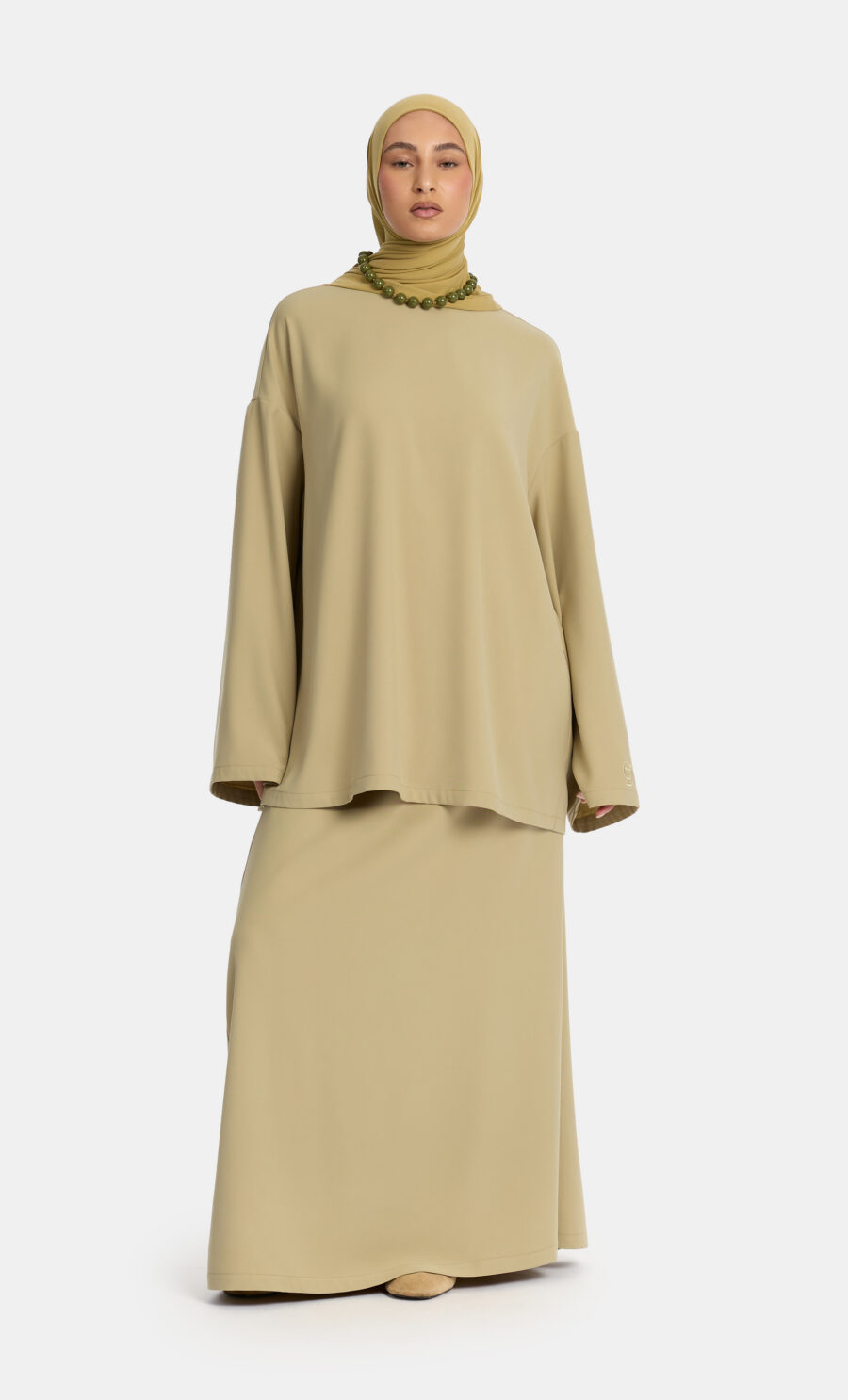ESSENTIAL SKIRT SET - OLIVE, S