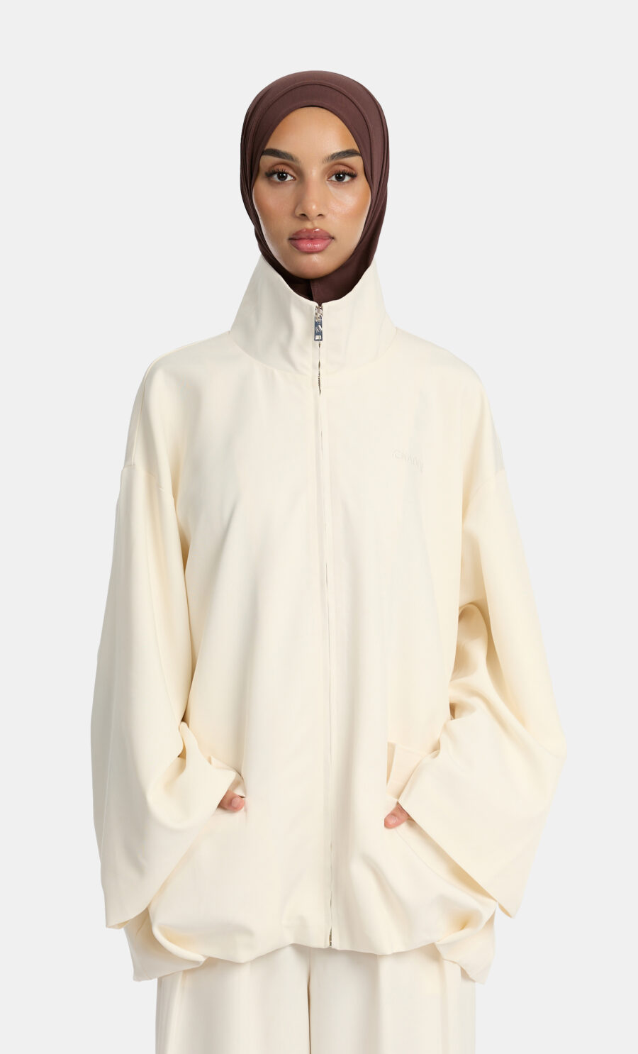 TAILORED JACKET SET - OFF-WHITE, S