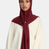 BREATHABLE TRIANGLE HIJAB - Thumbnail Image 4