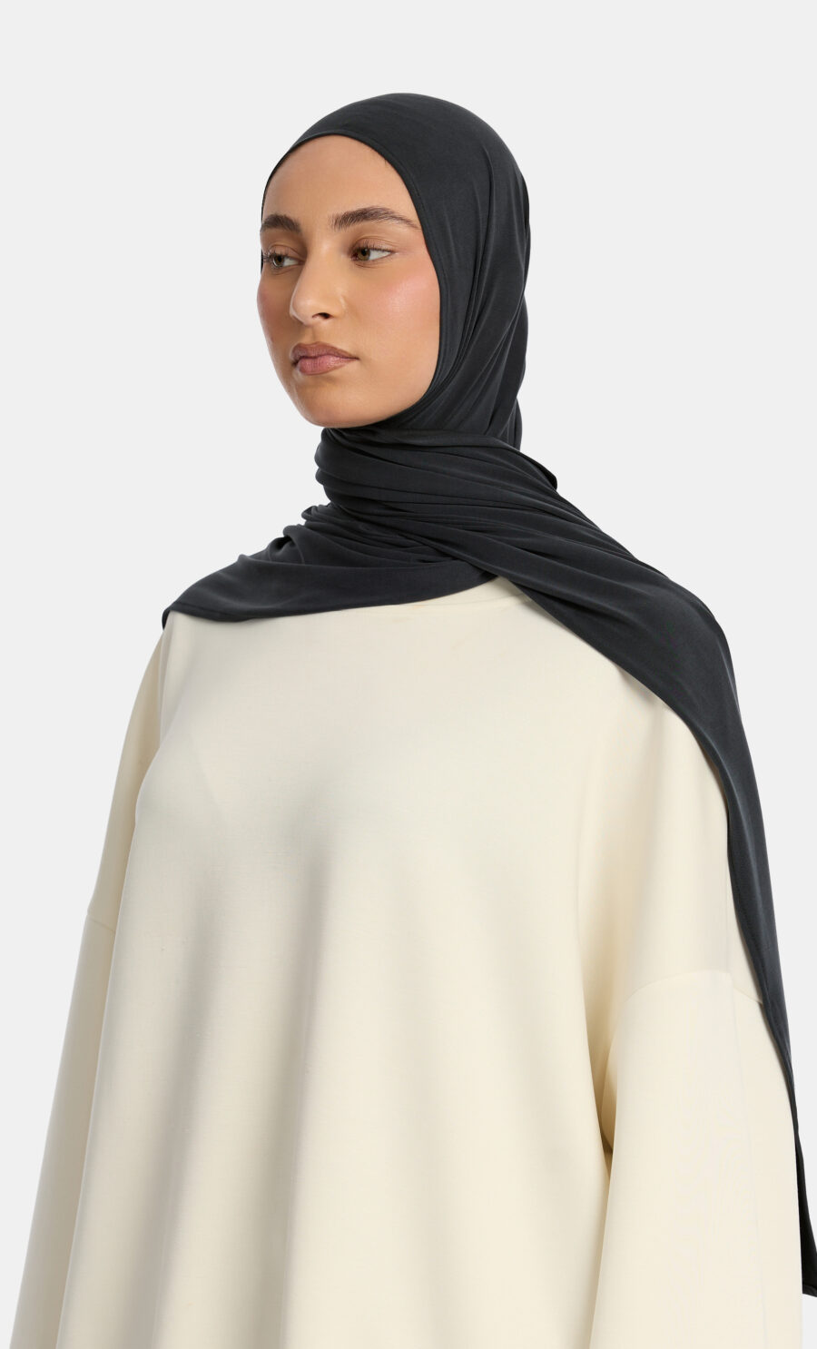 BREATHABLE JERSEY SCARF - INK NAVY
