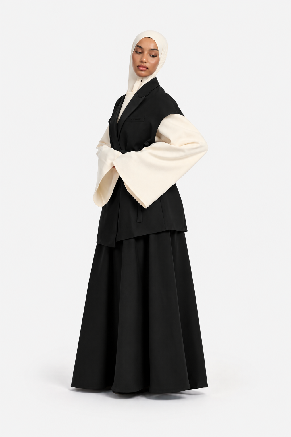 ESSENTIAL GILET SKIRT SET - Image 1