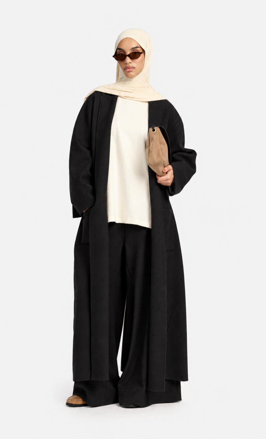 LONG CARDIGAN - BLACK